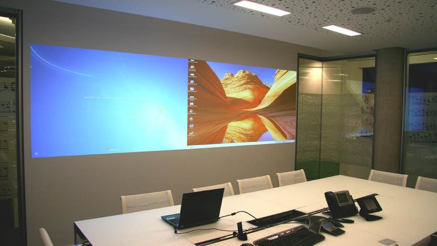 Sala de conferencias de alta definición 4K